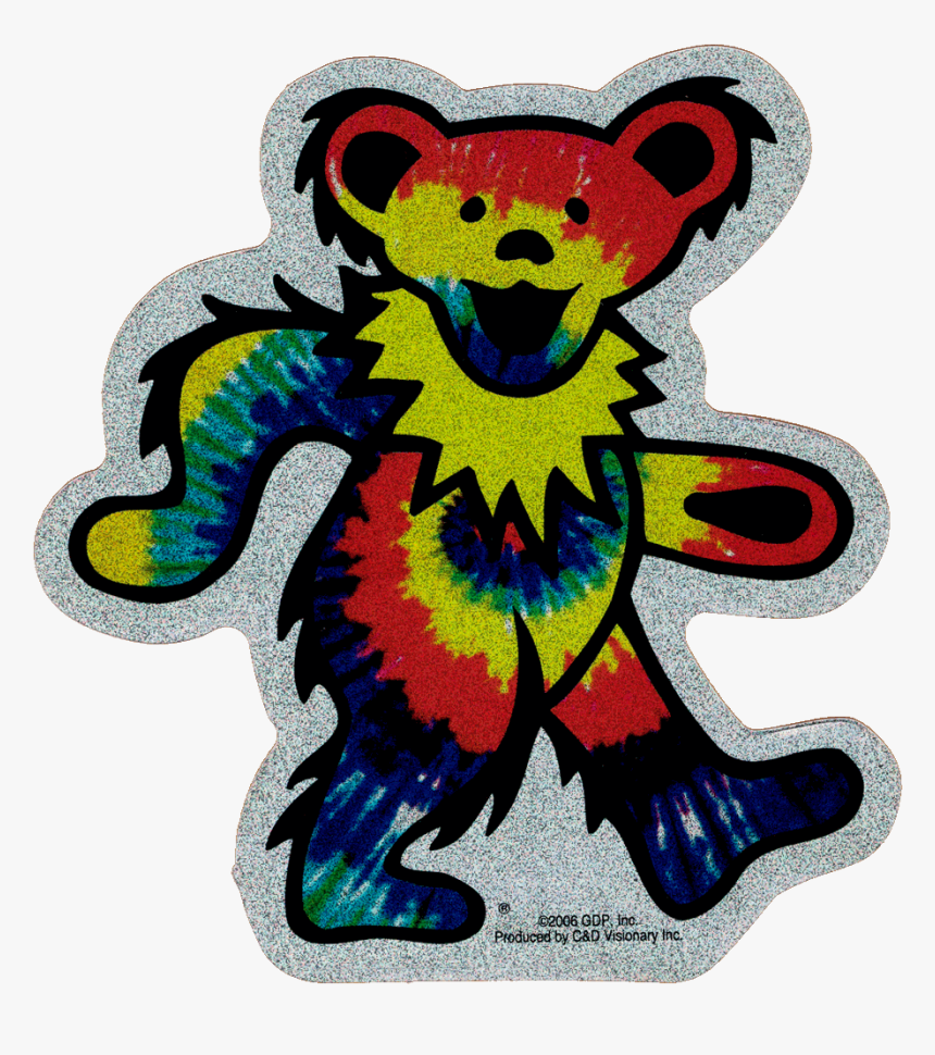 Grateful Dead Tie Dye Bear, HD Png Download