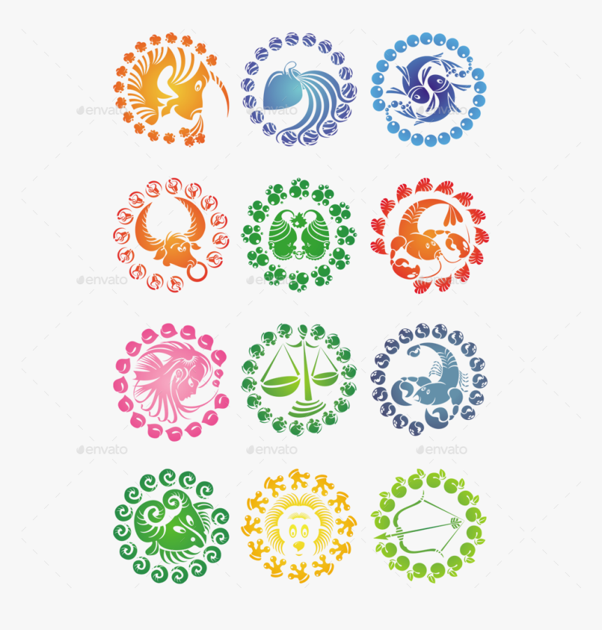 Creative Zodiac Signs Designs, HD Png Download