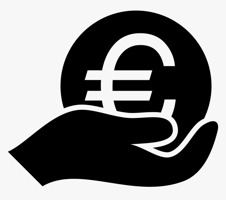 Big Euro Coin On Hand Comments - Icono Euros Png, Transparent Png