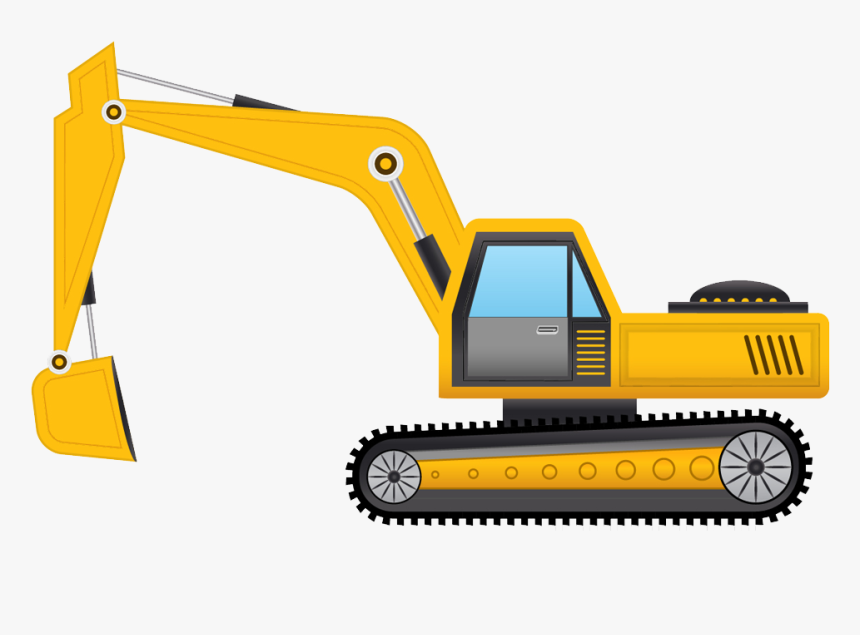 Png Library Library Excavator Clipart Transparent - Excavator Clipart Png, Png Download