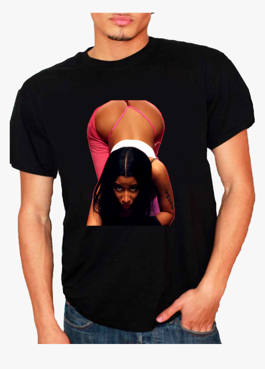 Nicki Minaj Anaconda Pink Print Men S T Shirt - T-shirt, HD Png Download