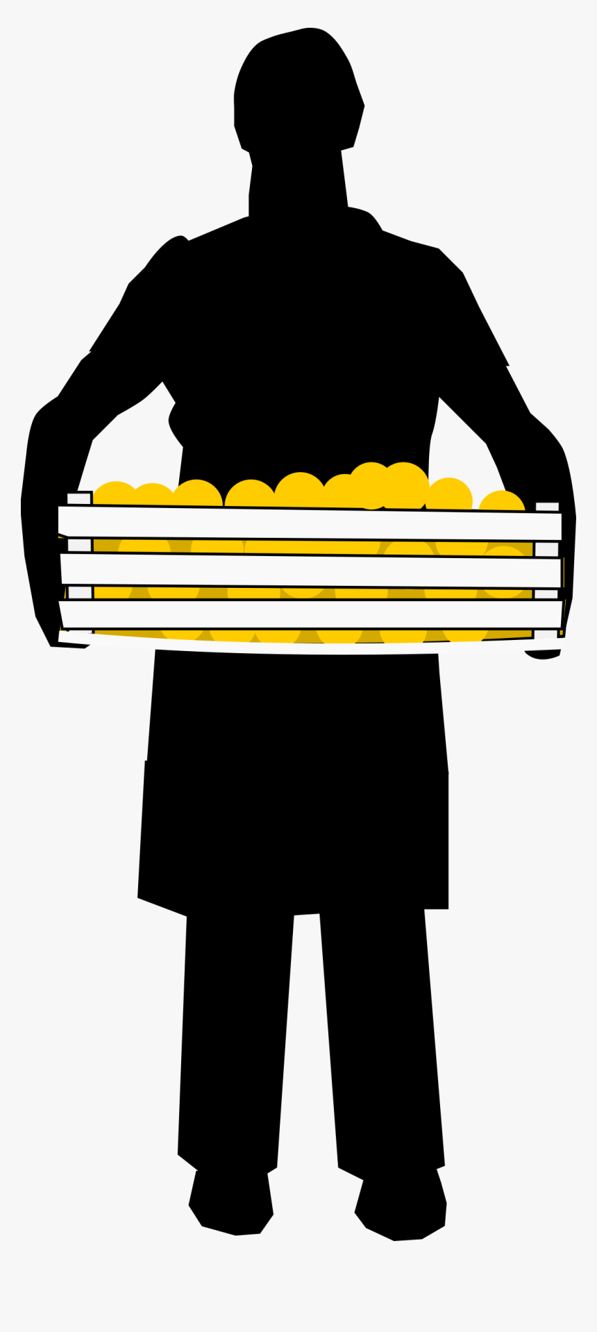 Transparent Pitbull Clipart - Grocery Shopping Silhouette Png, Png Download