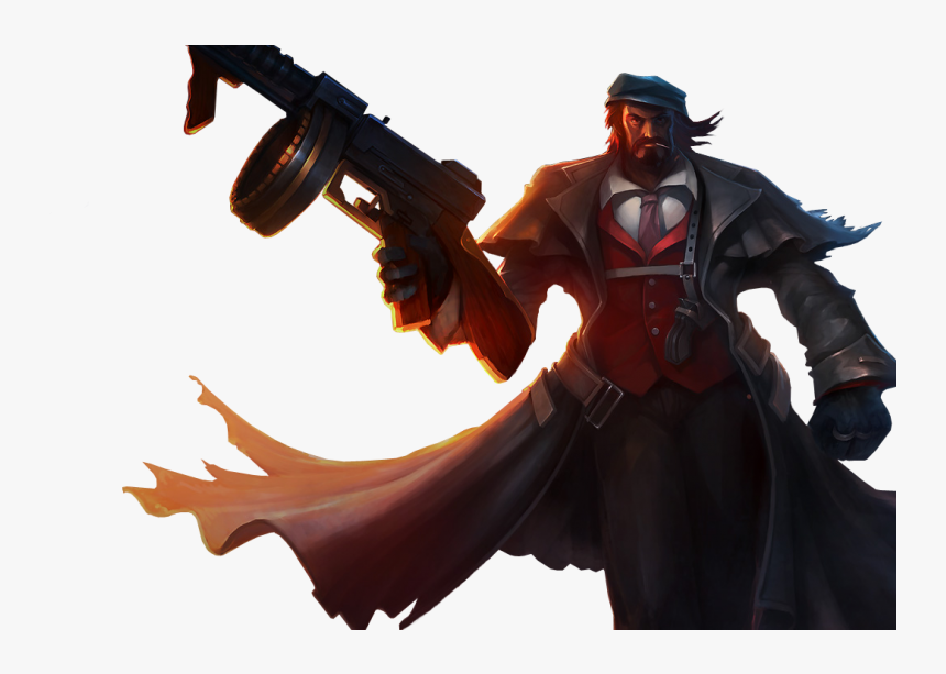 Mafia Graves Splashart Png Image - Transparent Graves League Of Legends, Png Download