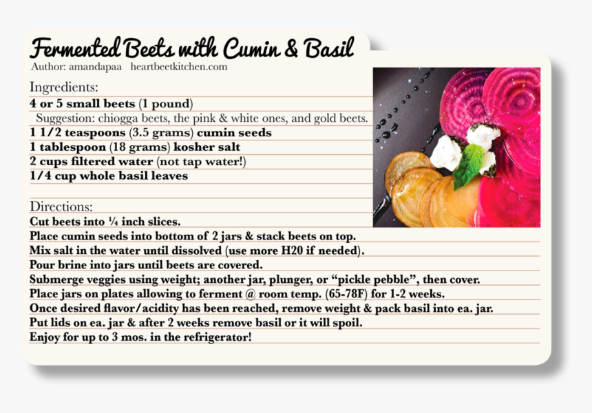 Fermented Beets With Cumin And Basil - Garden Roses, HD Png Download