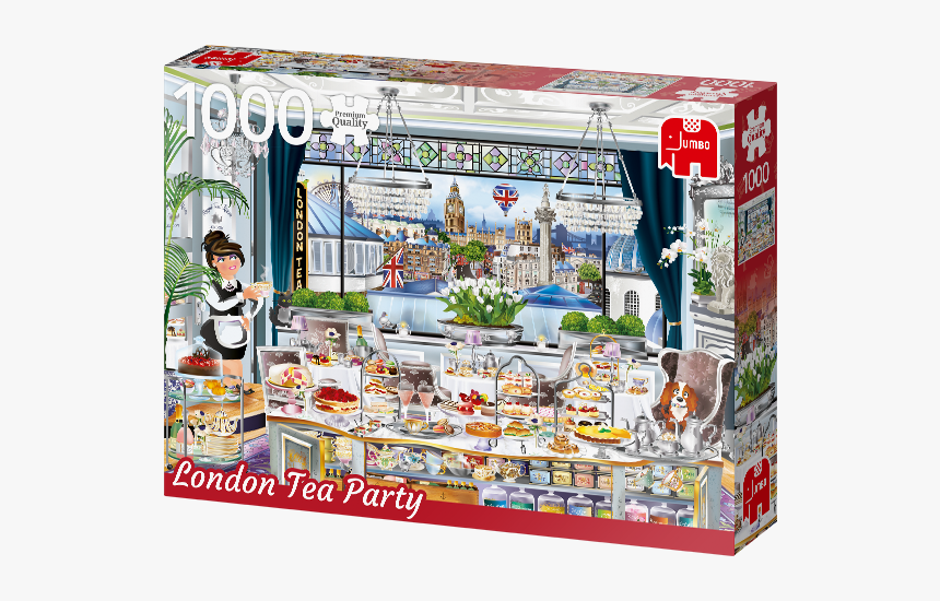 London Tea Party - Ravensburger Wanderlust London Tea Party 1000 Pc, HD Png Download