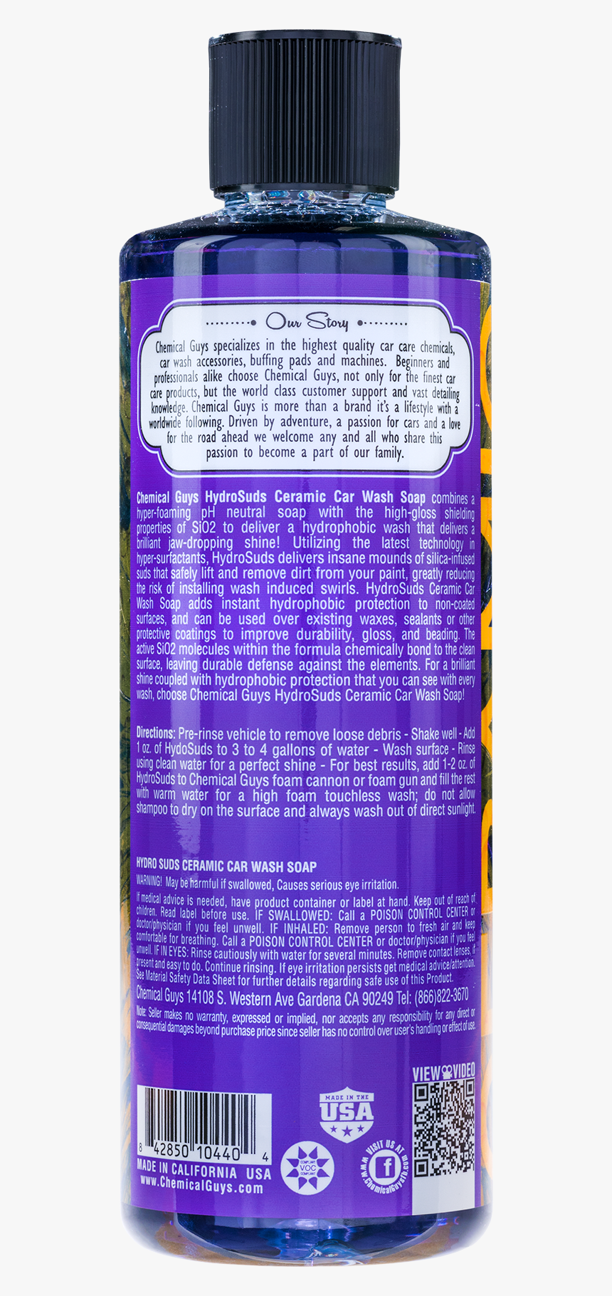 Hydrosuds High-gloss Hyper Foaming Sio2 Ceramic Car - Chemical Guys Ceramic Wash, HD Png Download