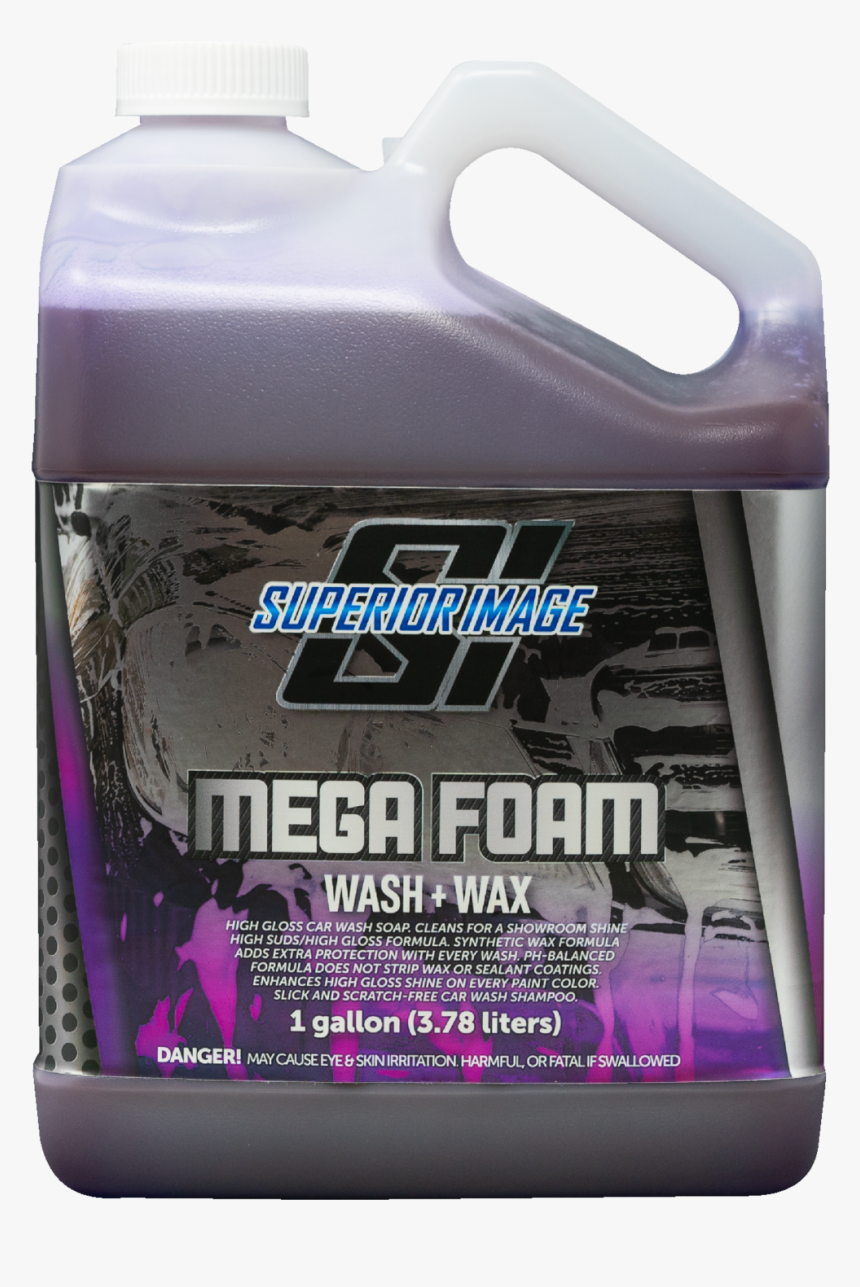 Mega Foam Wash Wax - Water Bottle, HD Png Download