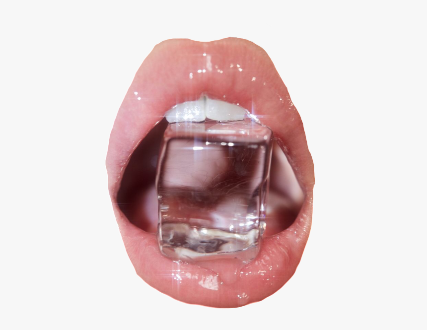 Image - Lips With Lip Gloss, HD Png Download