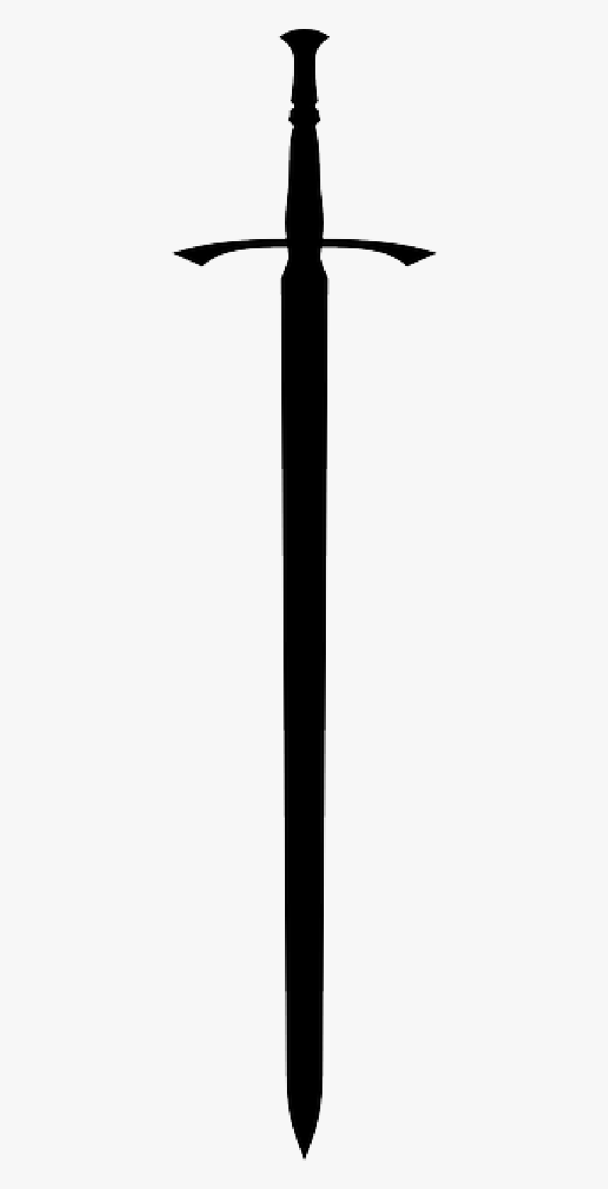 Silueta De Espadas Png, Transparent Png