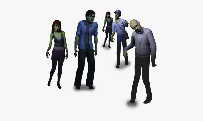 Sims 3 Zombies, HD Png Download