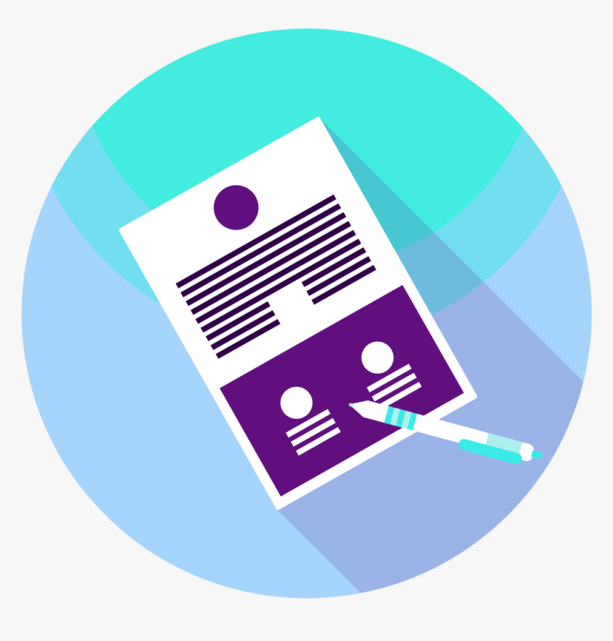 Pen And Paper Icon Transparent , Png Download - Circle, Png Download