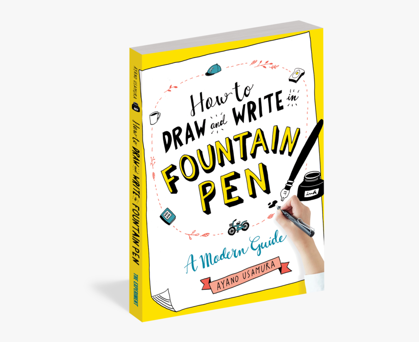 How To Draw And Write In Fountain Pen - Paper, HD Png Download