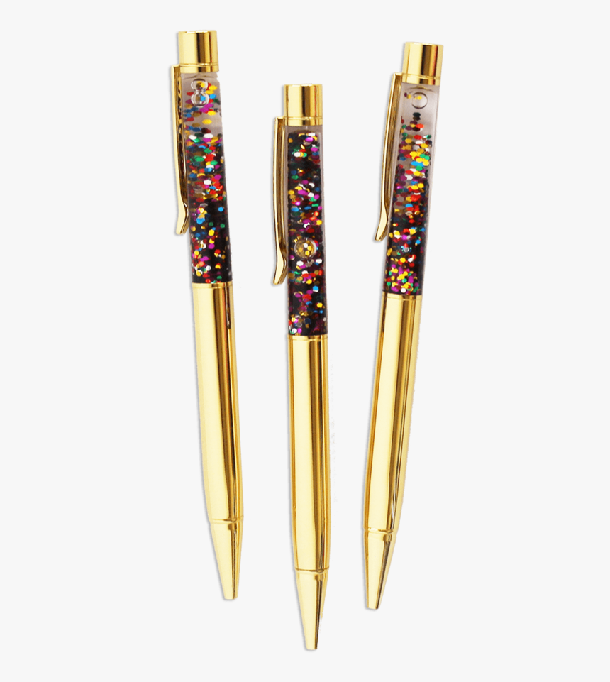 Packed Party Confetti Pens Out Of Package 2400x - Pen, HD Png Download