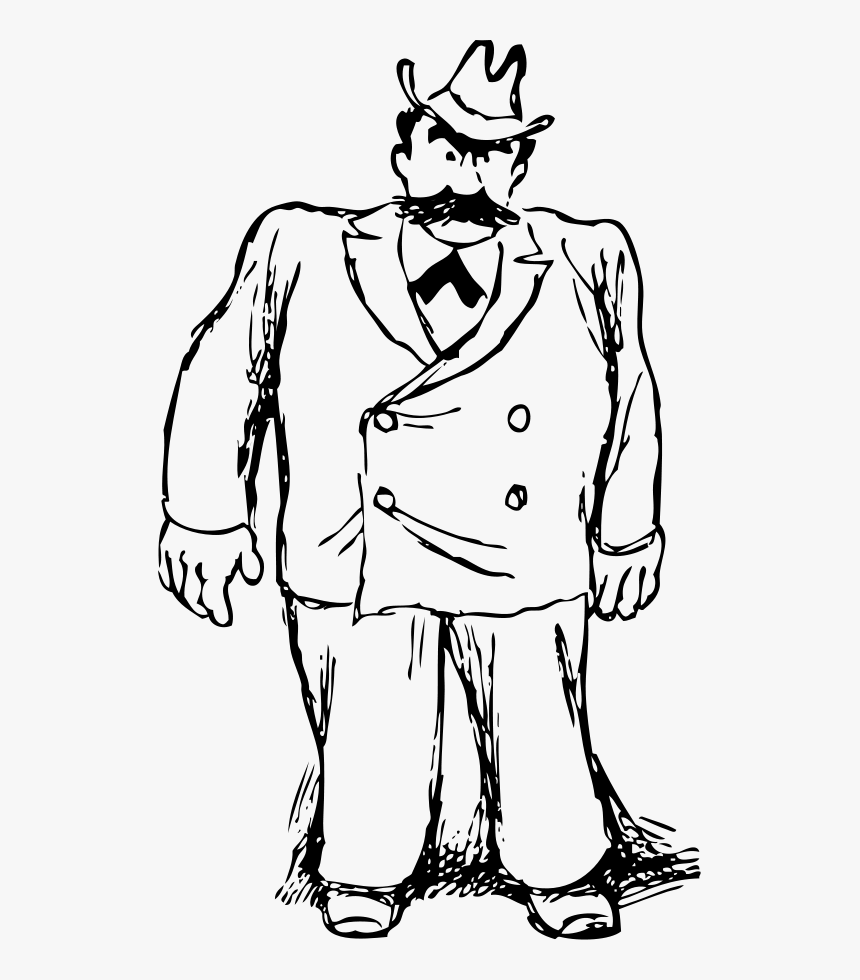 Big Man Clipart, HD Png Download