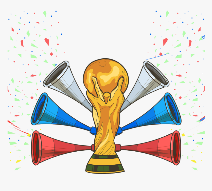 Soccer Elements Collection With Equipment Free Vector - Illustration, HD Png Download