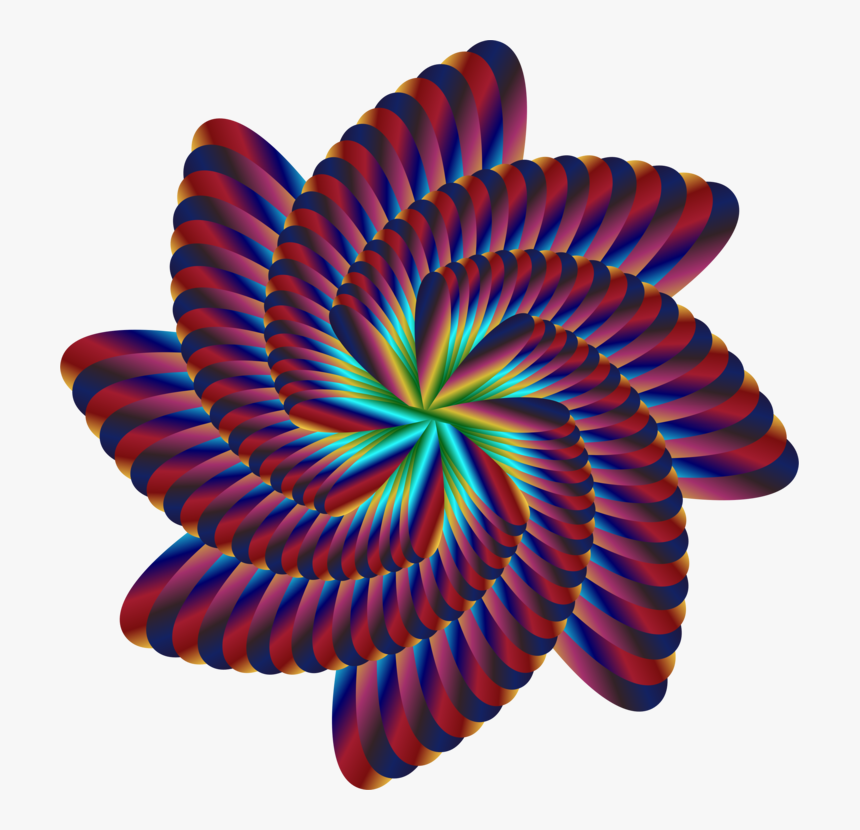 Petal,spiral,symmetry - Clip Art, HD Png Download