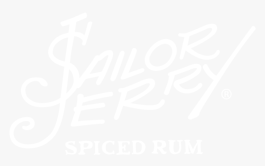 Sailor Jerry Logo 2015 White Transparent - Sailor Jerry's Logo Png, Png Download
