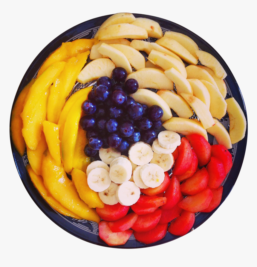 Mixed Fruits In A Plate Png Image - Benefits Of Fruit Salad, Transparent Png