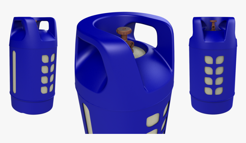 Composite Lpg Cylinder - Blue Composite Cylinder, HD Png Download
