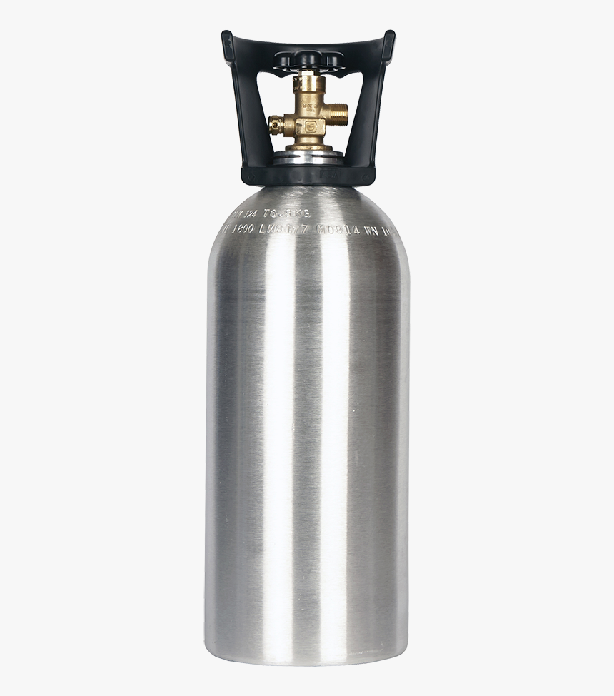 Beverage Elements 10 Lb Co2 Cylinder With Handle Aluminum - Cylinder, HD Png Download