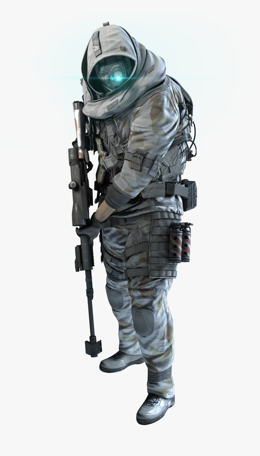 Transparent Soldier Future - Ghost Recon Future Soldier Winter, HD Png Download