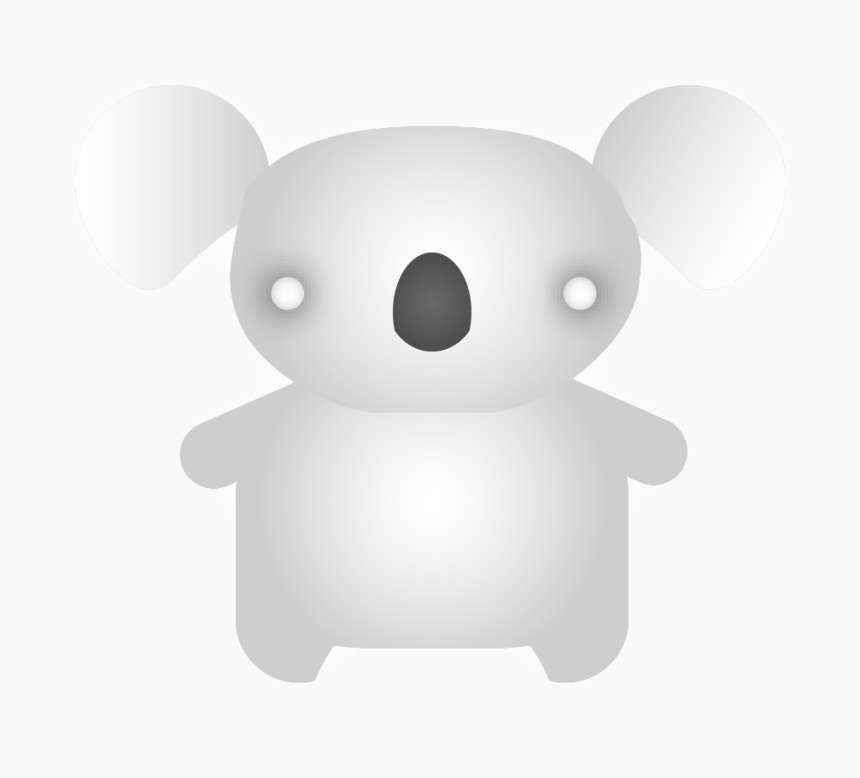The Ghost Version Of The Koala - Illustration, HD Png Download