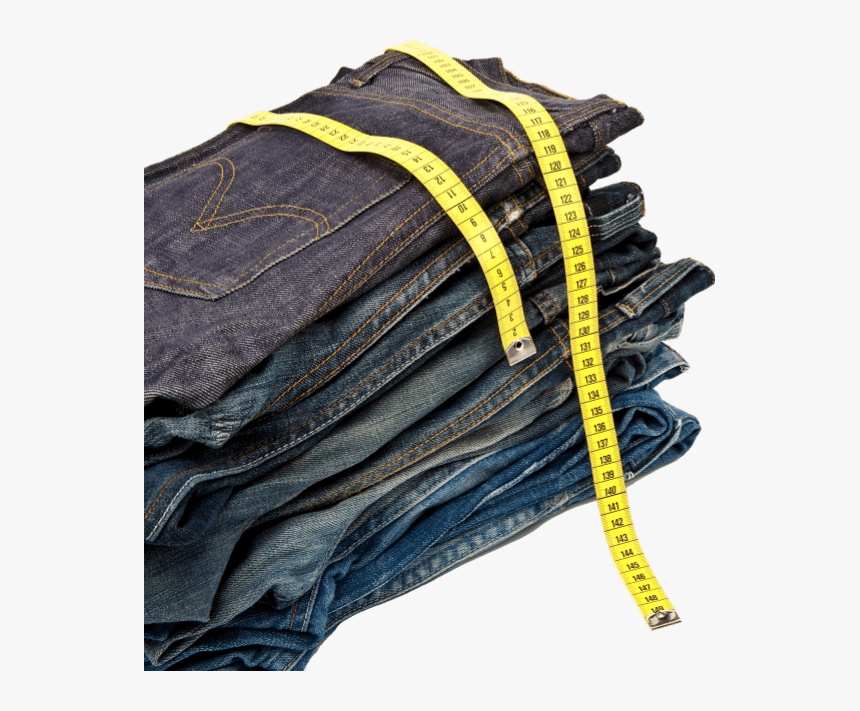 Denim Jeans With Tape Measure, HD Png Download