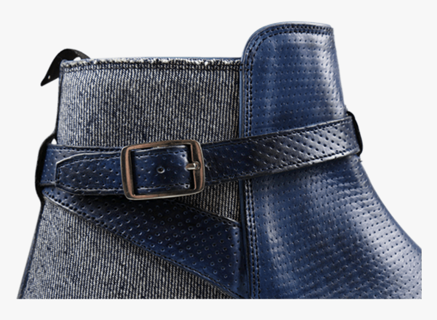 Ankle Boots Kane 1 Mid Blue Jeans Denim - Buckle, HD Png Download
