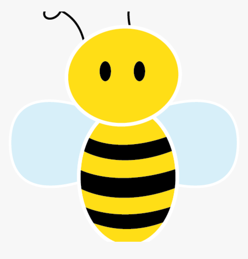Cute Bee Clipart Horse Clipart Hatenylo - Cute Bee Clip Art, HD Png Download