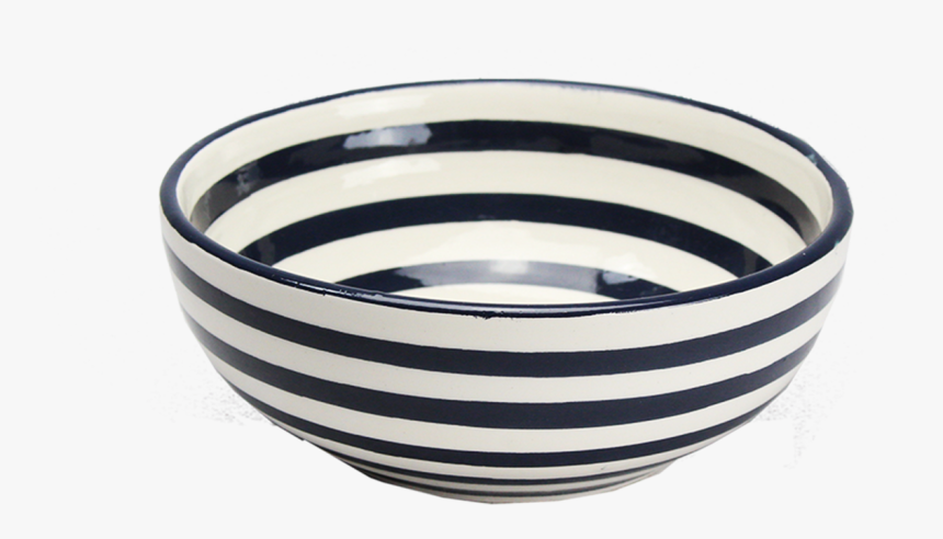 Black Stripe Cereal Bowl 
 Class Lazyload Lazyload - Bowl, HD Png Download