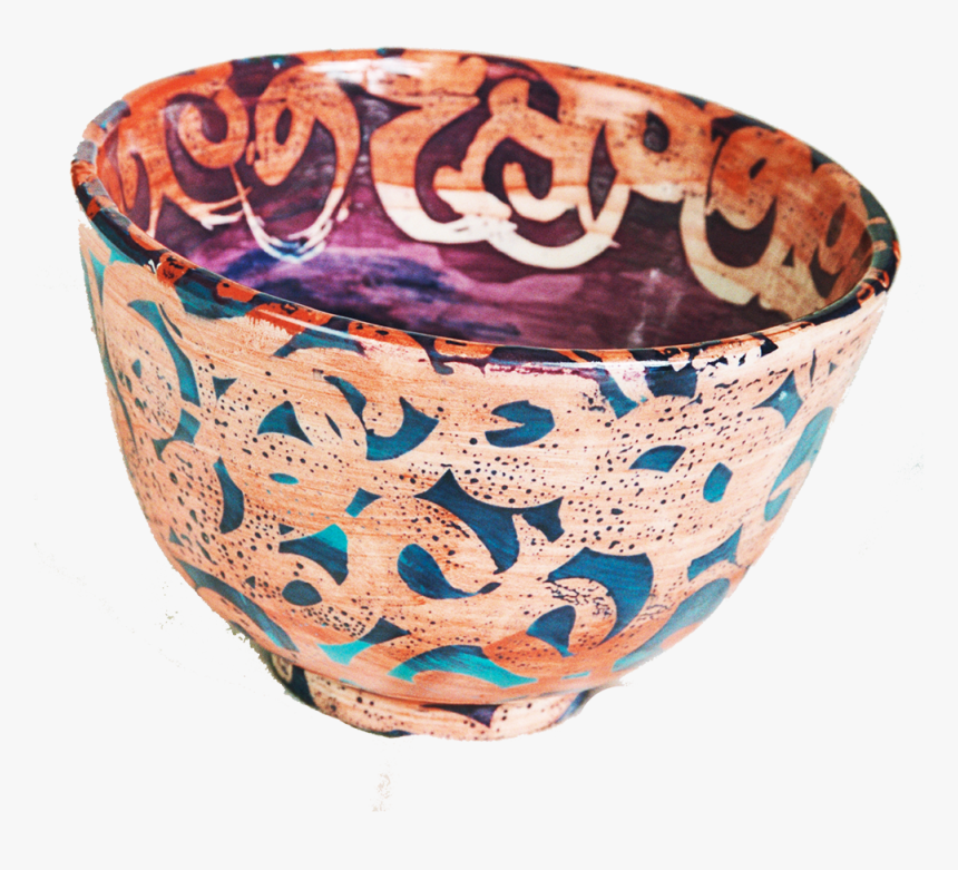 Cereal Bowl Swirly Pattern - Bowl, HD Png Download