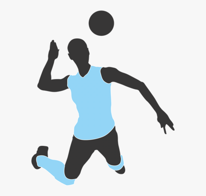 Volleyball Player Png Image - Volleyball Serve Illustration, Transparent Png