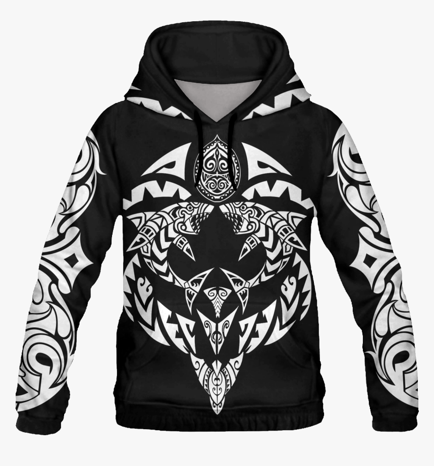 Mens Sublimation Hoodie Front A Bac A Png Tribal Design - Hoodie, Transparent Png