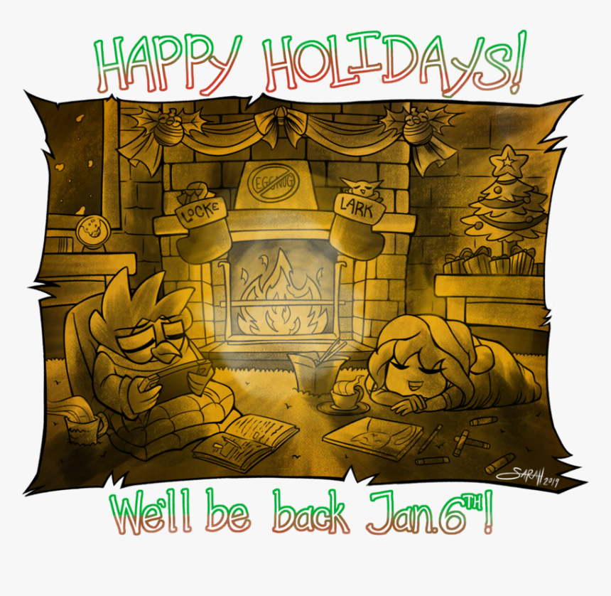000berds&nerds Happyholidays Seeyounextyear - Illustration, HD Png Download