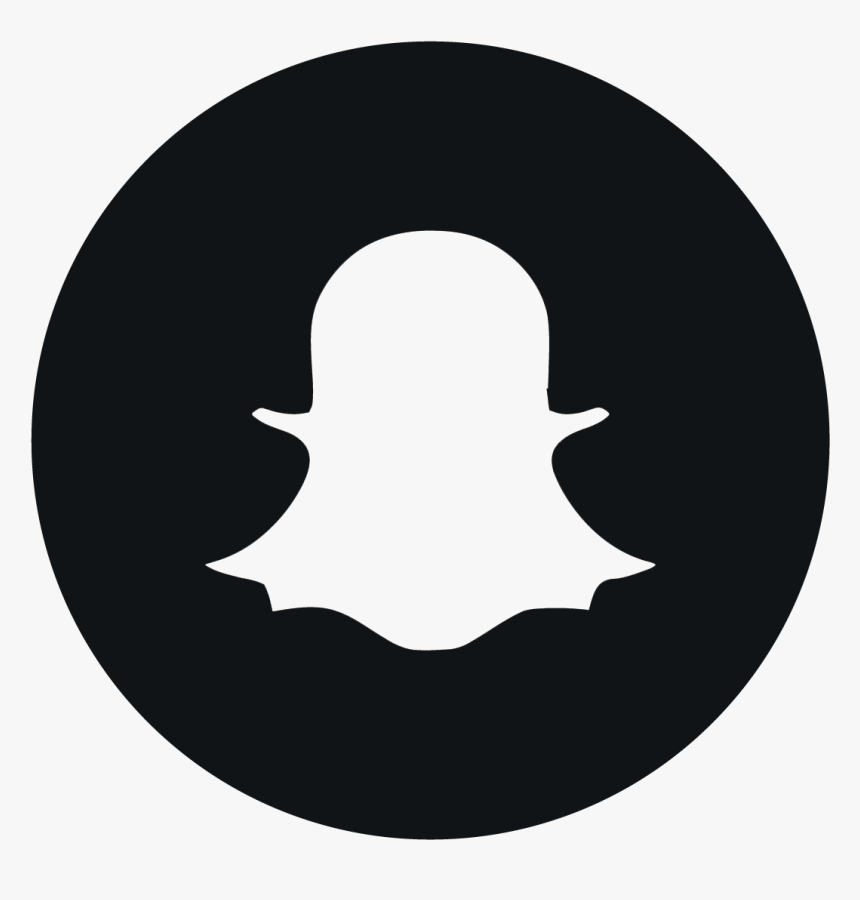 Black Snapchat Logo, HD Png Download , Transparent Png Image PNGitem