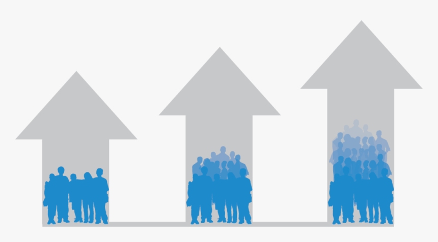 Population Increase - Graphic Design, HD Png Download