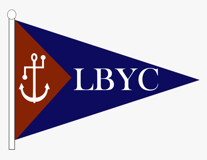 Burgee On Pole - Long Beach Yacht Club, HD Png Download