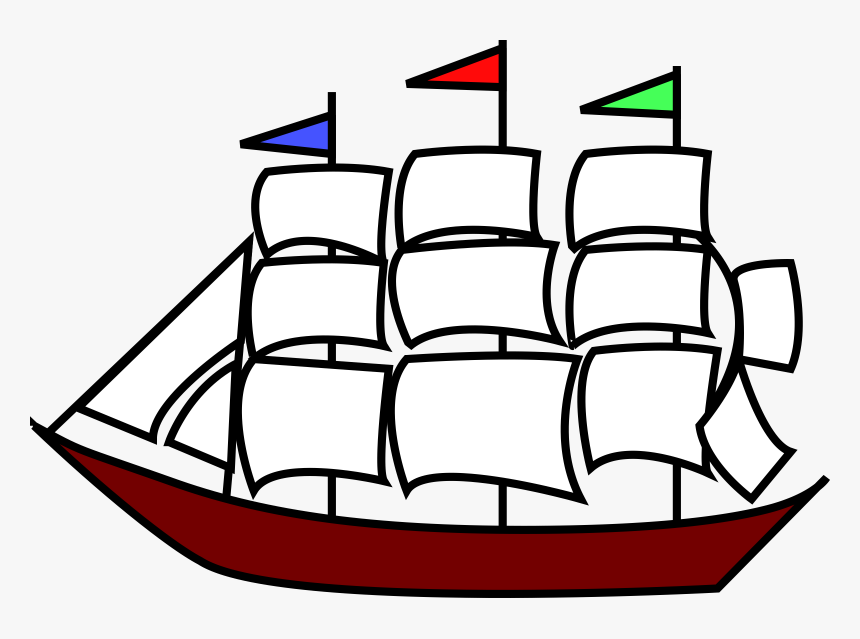 This Free Icons Png Design Of Sailing Ship 11 , Png - Sail Ship Clip Art, Transparent Png