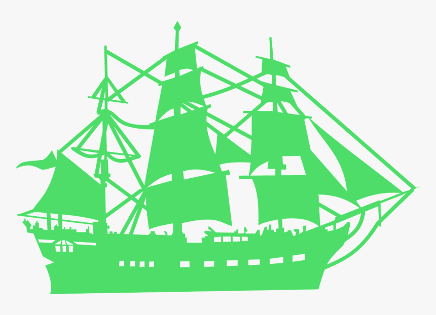 Pirate Ship Vector Png, Transparent Png