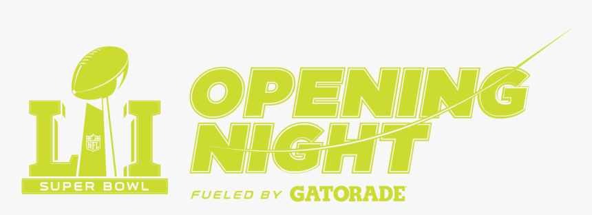 Opening Night Nfl Superbowl Gatorade Stopthebull - Gatorade, HD Png Download