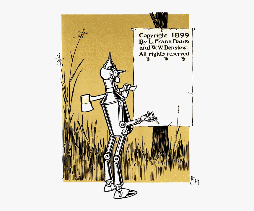 Illustration 
title Illustration - Ww Denslow Tin Man, HD Png Download