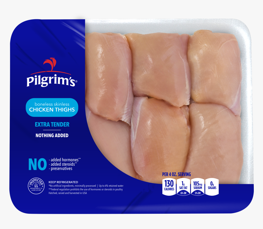 Chicken Thighs - Chicken Breast Tenderloin Pilgrim, HD Png Download