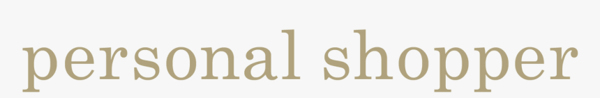 Personal Shopper - Tan, HD Png Download