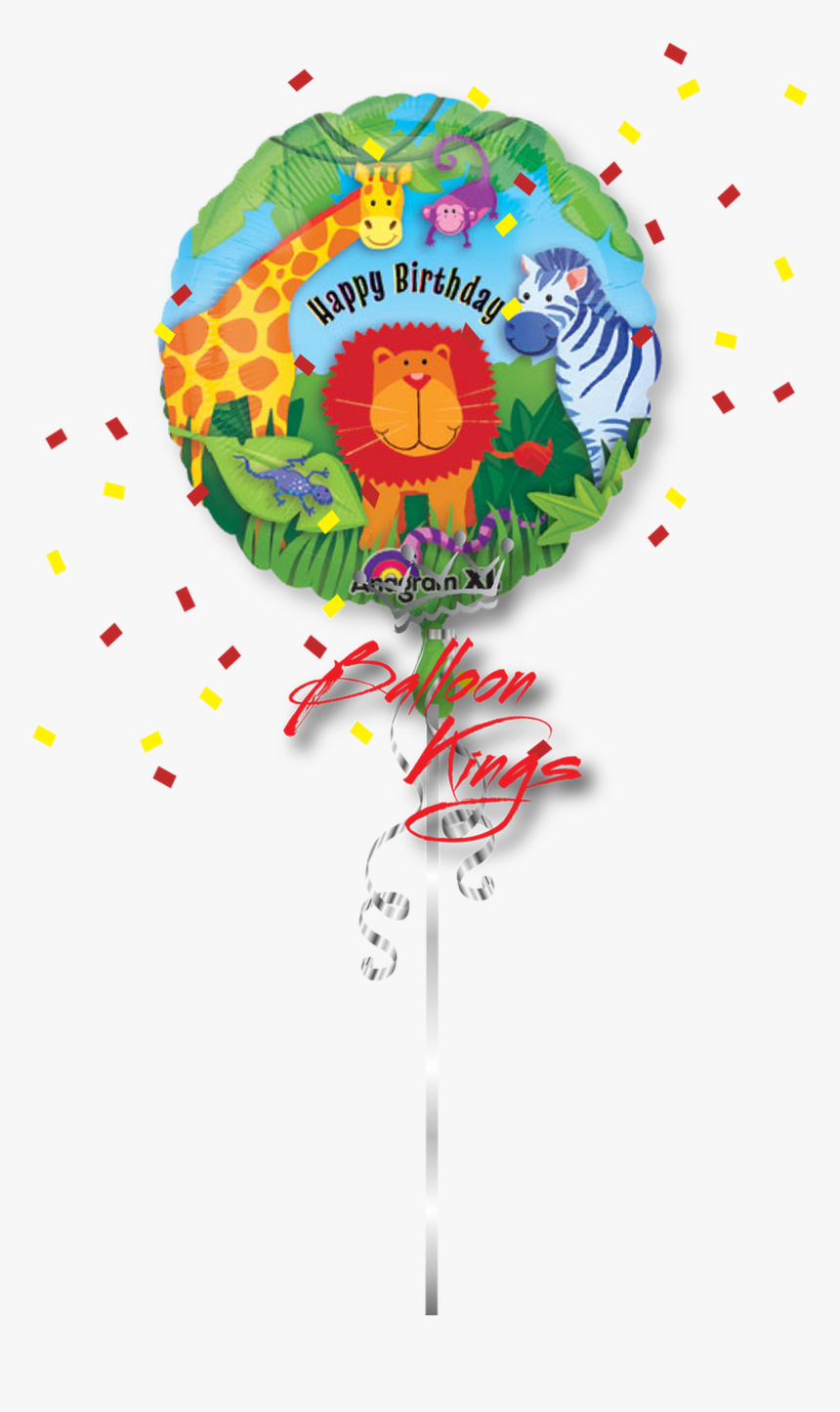 Transparent Jungle Animals Png - Happy Birthday Jungle Animals, Png Download