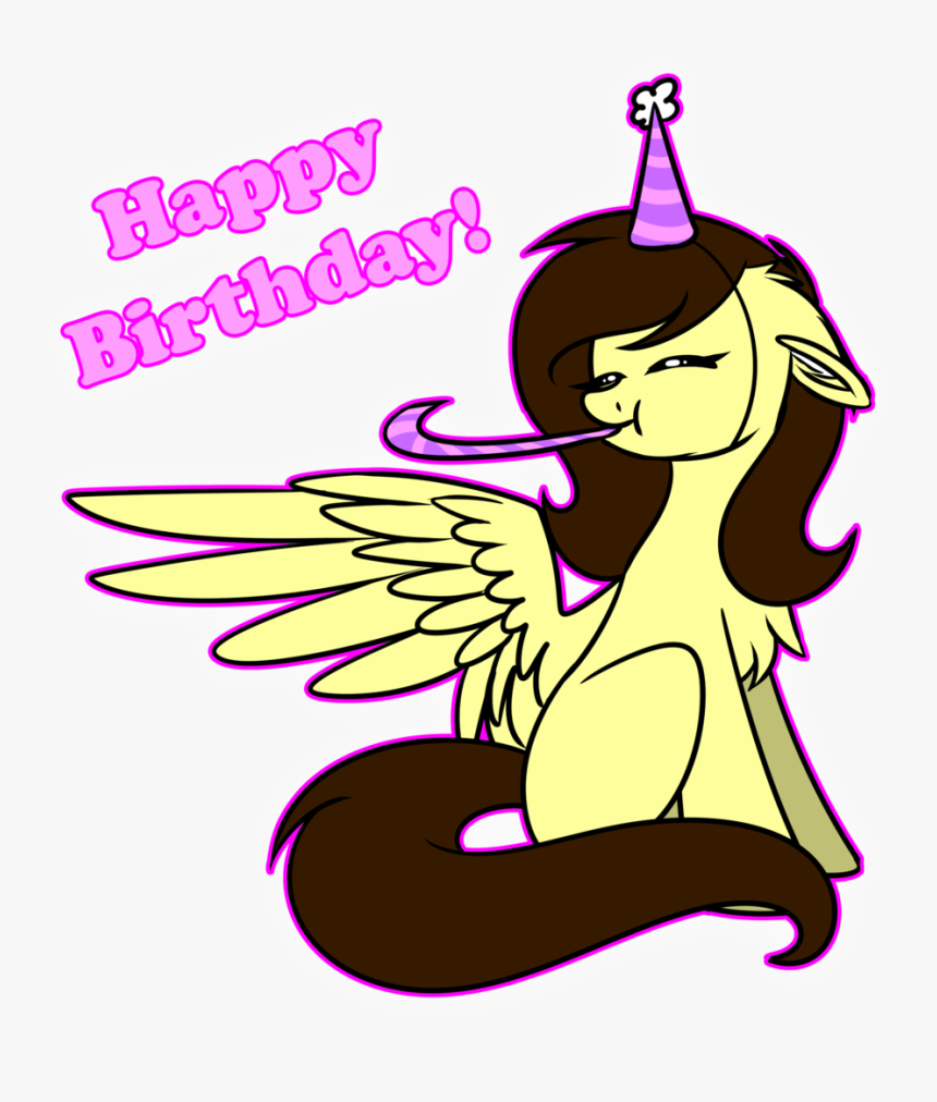 Whitehershey, Female, Happy Birthday, Hat, Mare, Oc,, HD Png Download