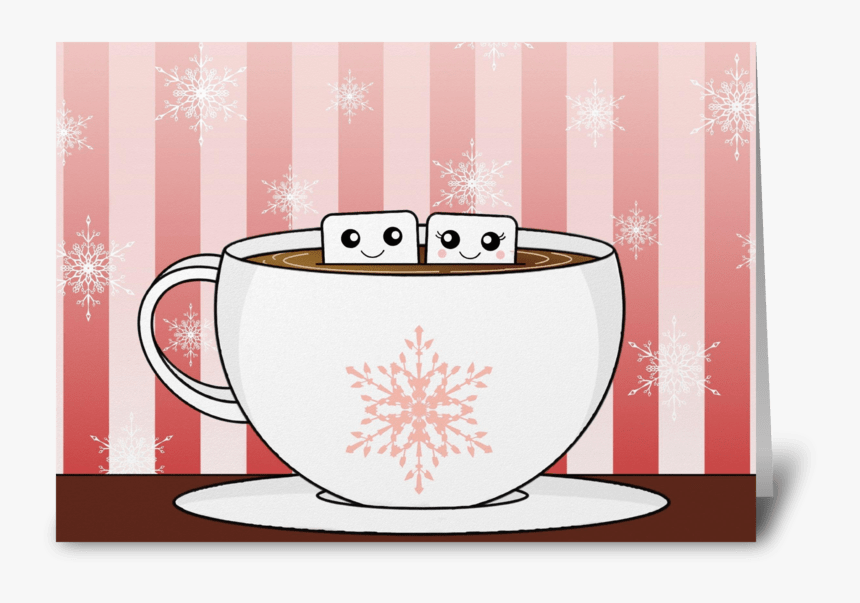 Marshmallows Greeting Card - Снежинки Psd, HD Png Download