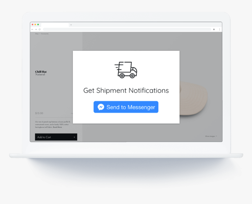 Justuno Facebook Messenger - Computer Monitor, HD Png Download
