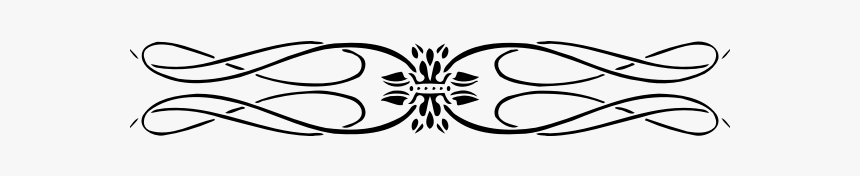 Decorative Divider Line Art - Line Art, HD Png Download