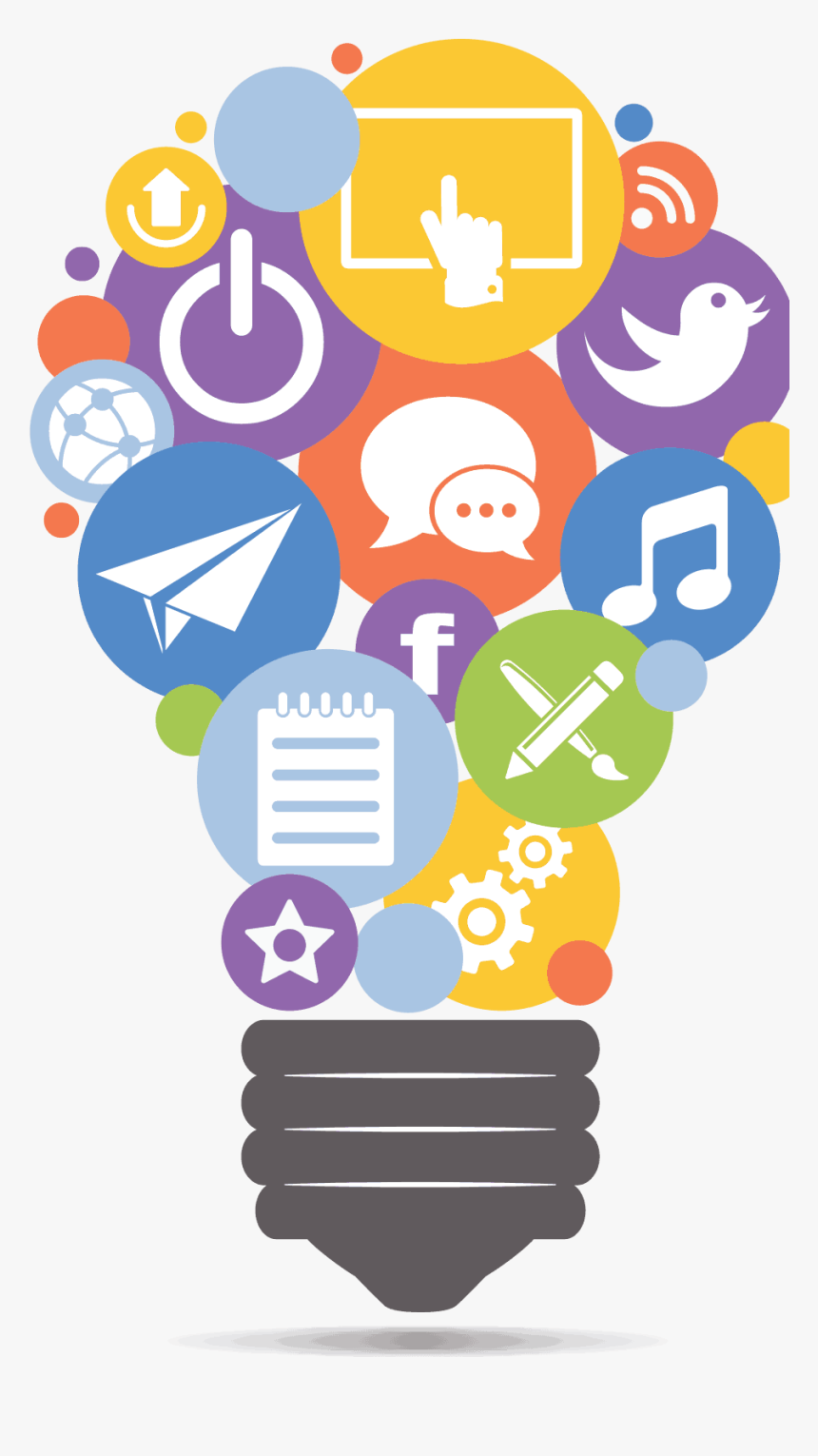 Digital Marketing Lightbulb Transparent, HD Png Download