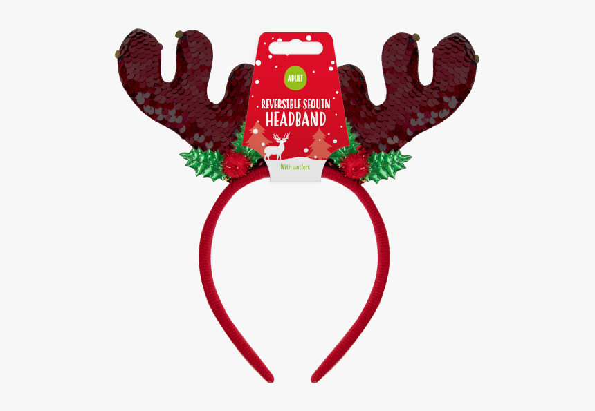 Reversible Sequin Antlers - Antler, HD Png Download